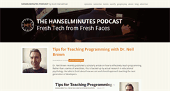 Desktop Screenshot of hanselminutes.com